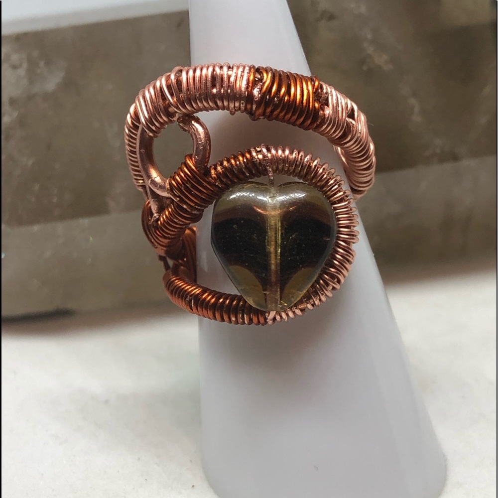 Wire wrapped ring